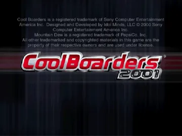 Cool Boarders 2001 (US) screen shot title